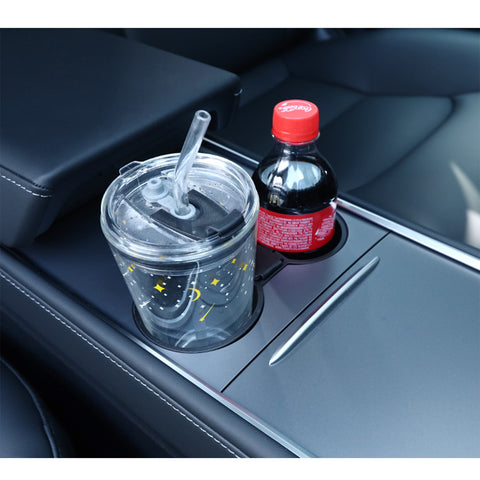 For Tesla Model 3 2021-2023 & Model Y 2021-up Water Storage Box Car Cup Holder Limiter Accessories