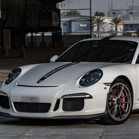 Blue Push Button Bumper Trunk Hood Bonnet Decor Quick Release Fastener Trim Kit