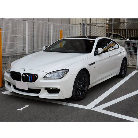 Tri-Color Front Kidney Grille Insert Cover Trim For BMW 6 Series F12 F13 2012-15