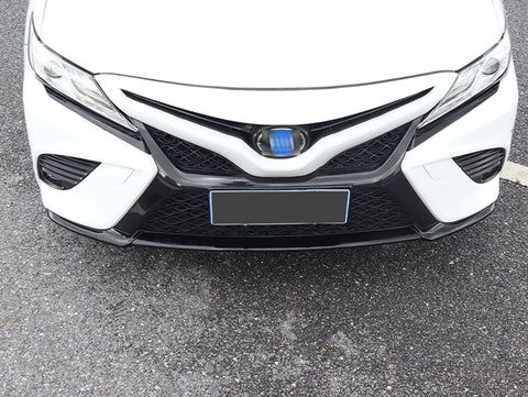 2pcs Black Front Bumper Corner Edge Guard Decor Cover For Toyota Camry 2018-2020