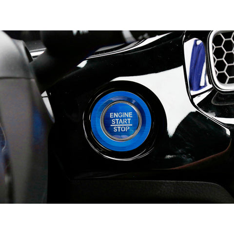 JDM Blue Ignition Start Stop Button Cover Trim For Honda Civic 11th Gen 2022-up