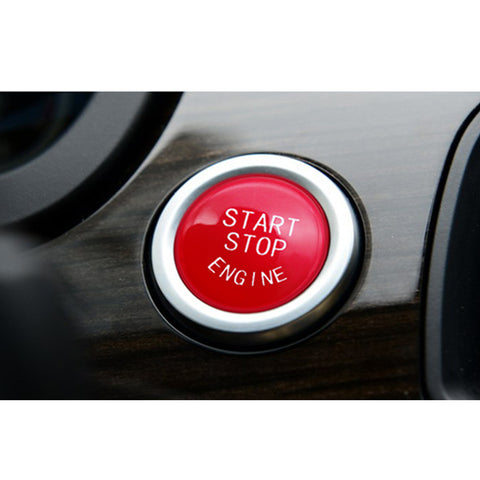Glossy Red Engine Start Button Cover Trim For BMW 4/5/6/7 Series F01 F02 F10 F11