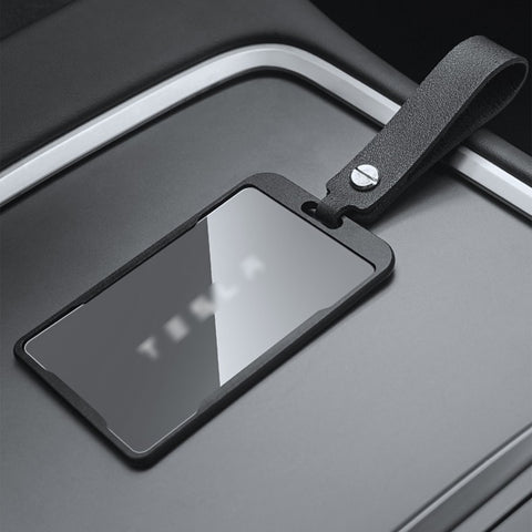 Black Aluminum w/Keychain Key Card Holder Protector For Tesla Model 3, Y, S, X