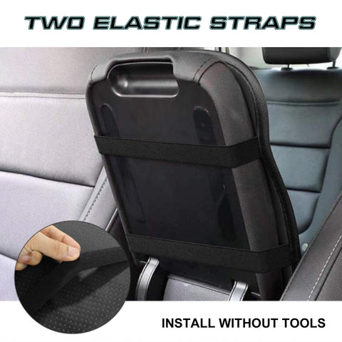 Red Leather Wavy Shape Central Console Armrest Cover Seat Box Protect Decor 1pc