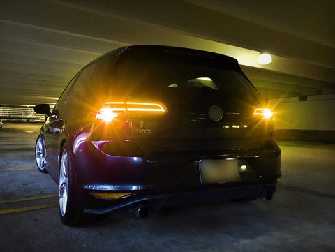 2x 1156 BA15S Amber Yellow Rear Turn Signal Light DRL 33-SMD LED Bulbs Lamp 7506