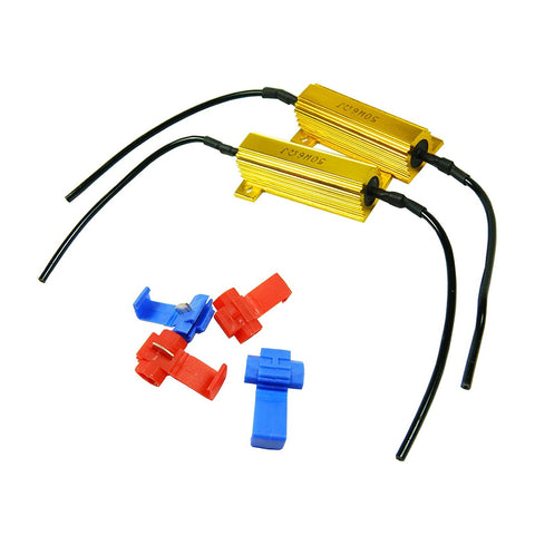 No Flashing or Burnt Out / Error Code / Hyper-Flashing 6 Ohm 50W Load Resistors