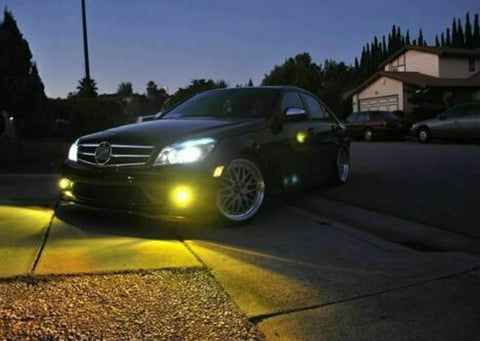 2x H11 H16 H8 LED Fog Driving Light 3000K Golden Yellow Bright Bulb Strobe Flash