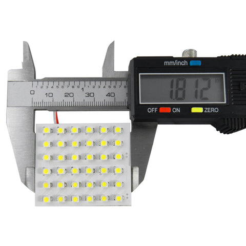 10pcs Xenon White\ Blue T10 36-SMD LED Panel Dome Light 158 168 184 194 2825 W5W