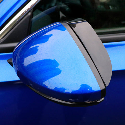 2Pcs Gloss Black Mirror Rear View Bezel Molding For Honda Civic 11th Gen 2022+