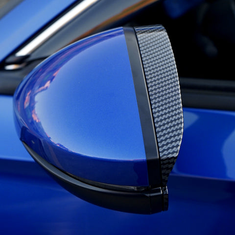 Carbon Fiber Pattern Rear View Side Mirror Cover Trim For Honda Civic 11th Gen