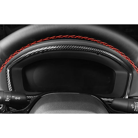 Carbon Fiber Pattern Interior Dashboard Cover Trim For Honda Civic 11th Gen 2022+