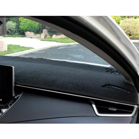 Center Console Dashboard Mat Pre-cut Non-Slip Sunshield Sun Glare Protector Dash Carpet Pad Black Cover Compatible with Toyota Corolla 2019-2024