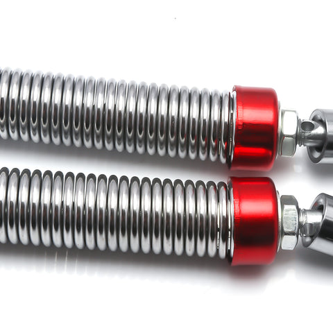 Flexible Adjustable Automatic Open Car Trunk Tail Boot Lid Lifting Spring Device Vehicle Auto Part Metal Silver Red 6''-9'' Fit Cars Without Hydraulic Rod Lifting Device