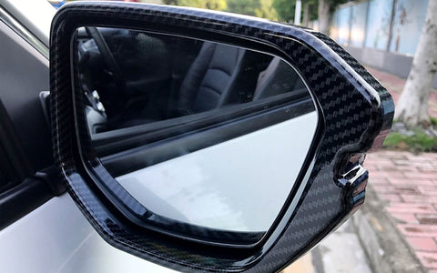 Carbon Fiber Style Type R Car Door Rearview Side Mirror Frame Cover Trims for Honda Civic 2016 2017 2018 2019 2020