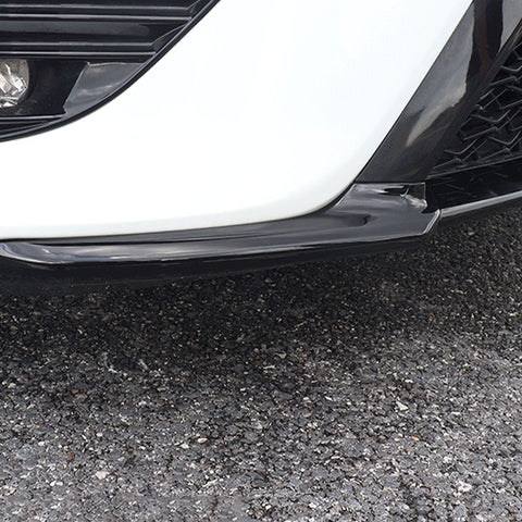 2pcs Black Front Bumper Corner Edge Guard Decor Cover For Toyota Camry 2018-2020