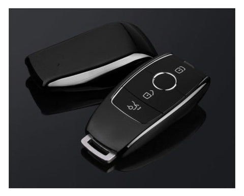 Blue \ Black \ Gold \ Red \ Silver \ Rose Gold Chrome Finish TPU Key Fob Protective Cover Case For Mercedes-Benz 2017 2018 E-Class Sedan E300 E400 E43 AMG etc