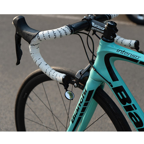 2PCS Black Road Bike Handlebar Adjustable Bicycle Bar End Rearview Mirror kit