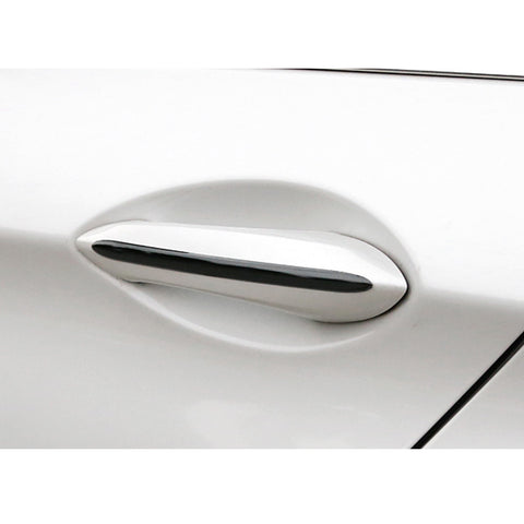 4pcs Sporty Black Exterior Door Handle Strip Cover Trim For BMW 5 Series F10 F11 F18 2011-2017