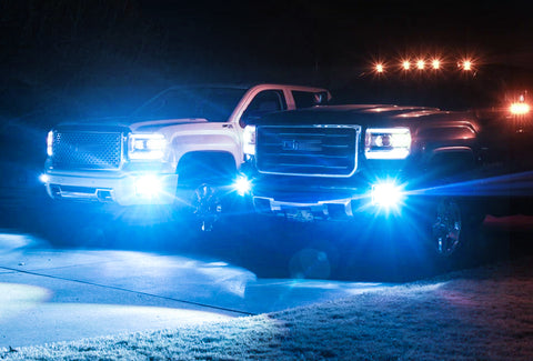 2x 9005 HB3 High Power 8000K ICE Blue COB LED Bulb For Daytime Running Light DRL