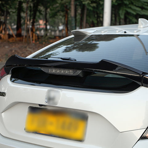 Gloss Black Rear Trunk Duckbill Spoiler Wing For Honda Civic Hatchback 2017-2021