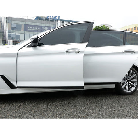 4pcs Sporty Black Exterior Door Handle Strip Cover Trim For BMW 5 Series F10 F11 F18 2011-2017