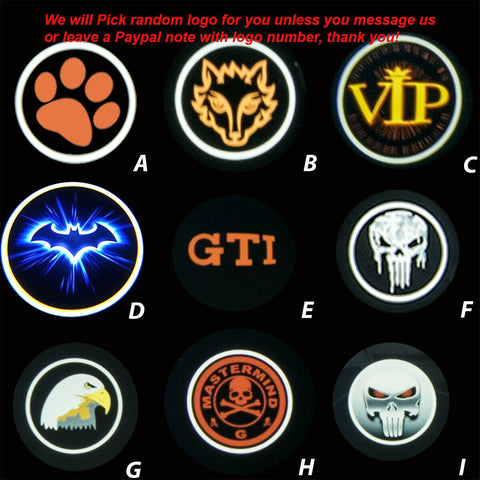 LED Logo Door Step Courtesy Ghost Shadow Light for Porsche Panamera Boxster Cayman