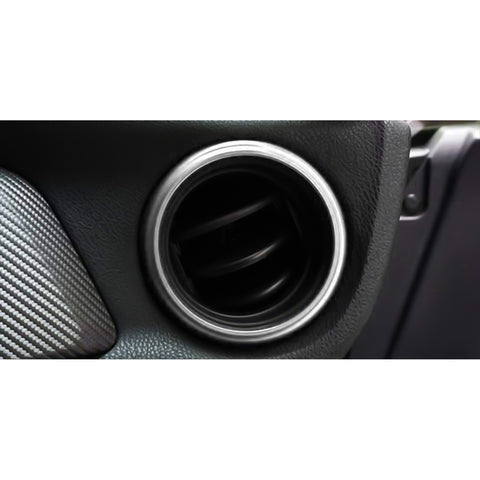 Silver AC Air Outlet Ring Decor Cover For Toyota 86 2012-2018 Subaru BRZ 2013-21