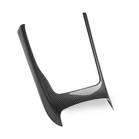 Carbon Fiber Pattern Gear Shift Box Cover Trim For Jeep Grand Cherokee 2014-2020