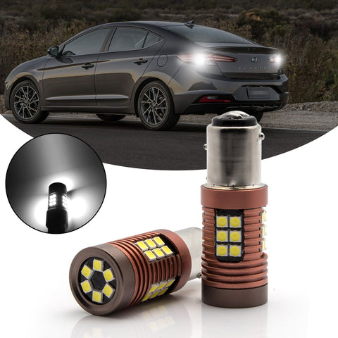 2x 30-SMD LED 1157 BAY15D Bulb for Brake Tail Stop Light Front Rear Turn Signal Lamp Parking Backup Reverse Light DRL Error Free