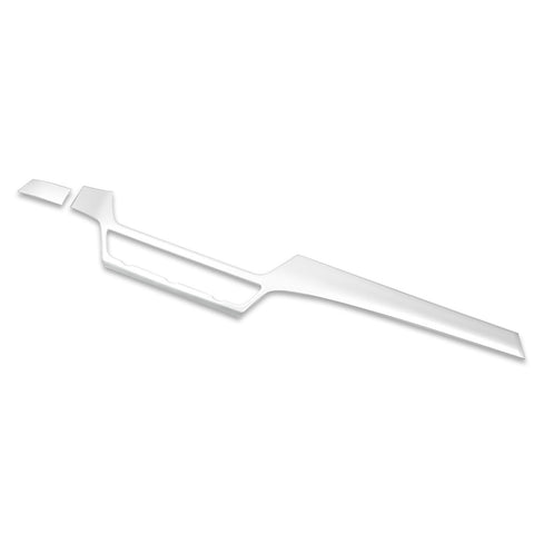 Silver Interior Front Central Console Dashboard Panel Strip Cover Decor Trim For Honda Accord 10th Gen 2018 2019 2020