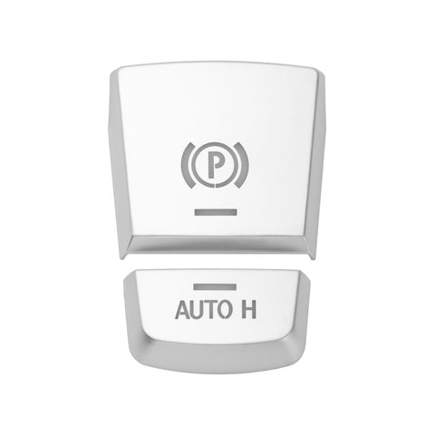 Chrome Electronic Hand Brake P Button Cover Trim, Compatible with BMW F10 F07 F01 X3 F25 X4 F26 F11 F06 X5 F15 X6 F16