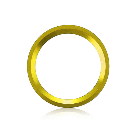 Aluminum Keyless Start Engine Stop Push Button Surrounding Ring Decoration Cover Trim Compatible with Audi A4 A5 A6 A7 Q5, etc (Gold)