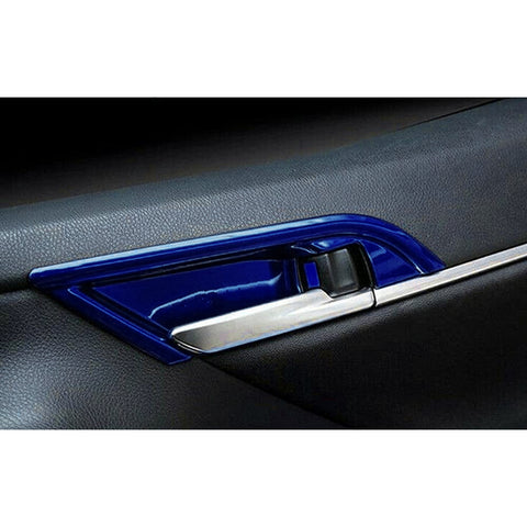 For Toyota Camry 2018-up Sport Blue Door Handle Bowl Cover Trims Dercoration 2X