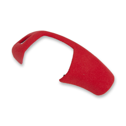 Red ABS Suede Leather Gear Shift Lever Knob Cover Trim For BMW X5 X6 E60 E70 E71