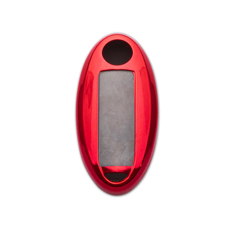 Black Soft TPU + Hard ABS Remote Smart Key Fob Shell Cover For Nissan 3 4 5 Buttons