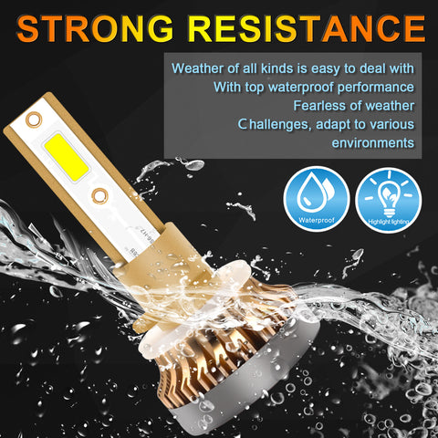 For Chevy Chevrolet Tahoe 2000-05 2006 Golden Yellow LED Fog Driving Light Bulbs