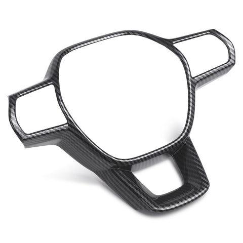 Carbon Fiber black Style Inner Steering Wheel Cover Trim For Honda Civic 11th Gen 2022-2024