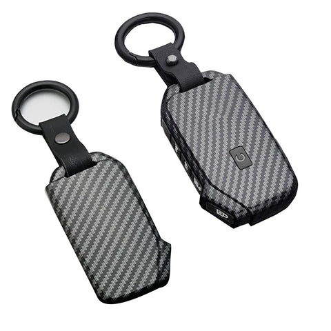 5-Button Carbon Fiber Look Full Protect Remote Key Fob Cover For Kia Niro 2018+
