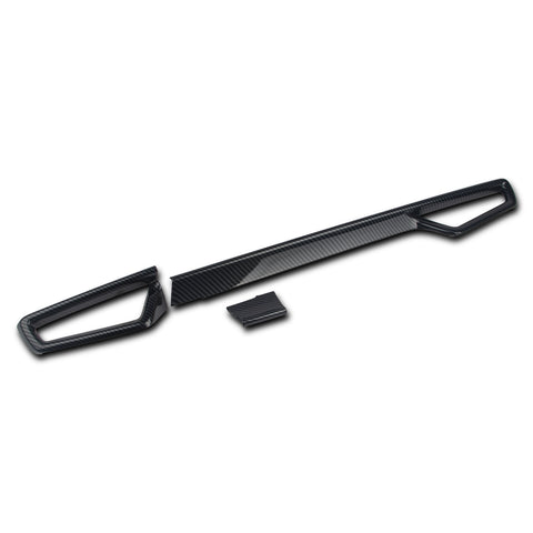 Carbon Fiber Texture Side Dashboard AC Air Outlet Cover For Toyota Corolla Cross