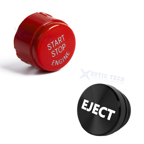 Engine Start + Cigarette Lighter Eject Button Trim For BMW F20 F21 F22 F23