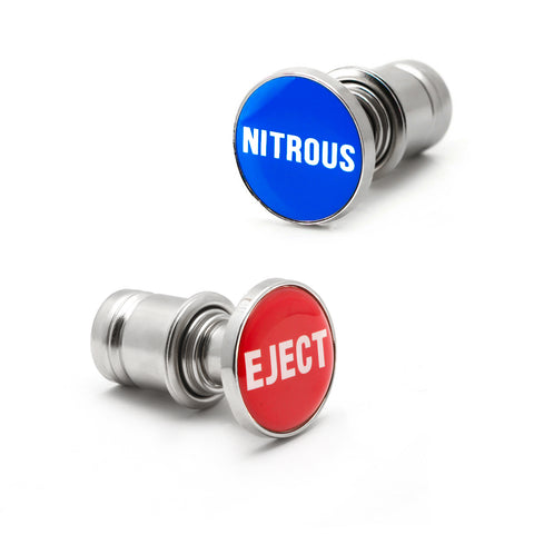 Eject and Nitrous Cigarette Lighter Push Buttons Plug Replacement Covers, Fit Cars Trucks SUVs with 12V Power Source