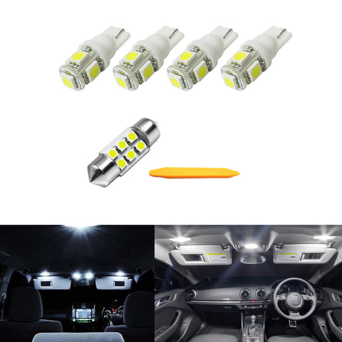 1992 - 2000 Lexus SC300 SC400 5-Light LED Full Interior Lights Package Kit Deal White\ Blue