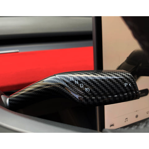 Steering Wheel Paddle Shifter Cover Trim Compatible With Tesla Model 3 2017-2023 & Model Y 2020-up (Carbon Fiber Pattern)