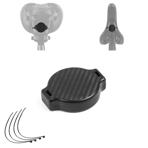 Carbon Bicycle Saddle Hidden Airtag Anti-theft Tracker Protective Cover Holder