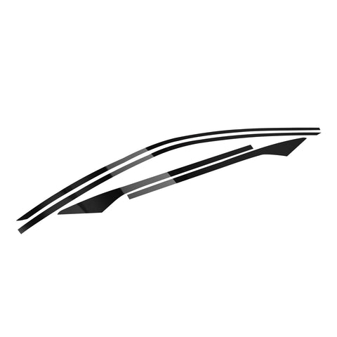 For Tesla Model 3 Model Y Carbon Fiber Look Dashboard Overlay Molding Cover Trim