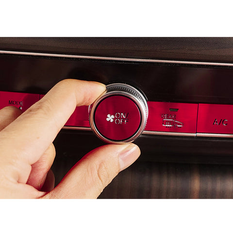 13Pcs Red Aluminum Center Dashboard Switch Cover Trim For Honda Accord 2018-2021