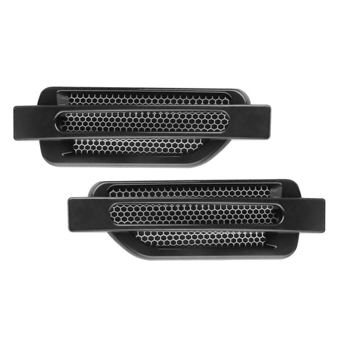 Black Auto Side Fender Hood Air Flow Grille Vent Decor Trim For Toyota Camry 86