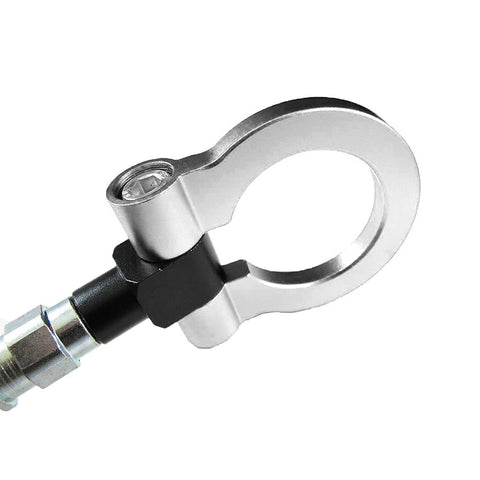 Silver Metal Track Racing Style Aluminum Tow Hook For Mercedes Benz C E S M GLA GLK