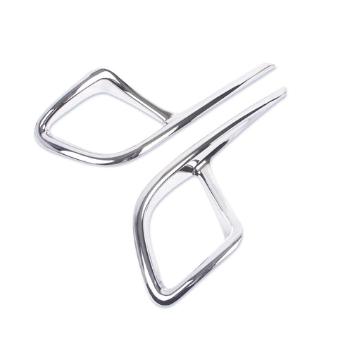 Chrome Rear Bumper Reflector Fog Lamp Cover Trim For Toyota Highlander 2014-2019