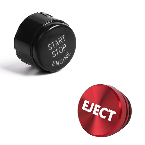 Engine Start + Cigarette Lighter Eject Button Trim For BMW F20 F21 F22 F23